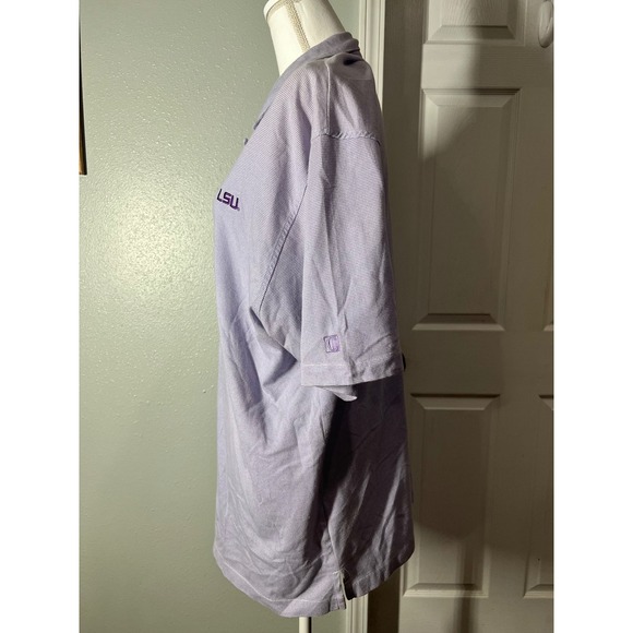 LSU Chillwear Button-Up Performance‎ Shirt Men's XL - Picture 6 of 10